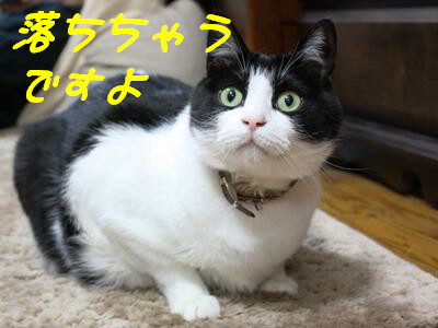 落ちる