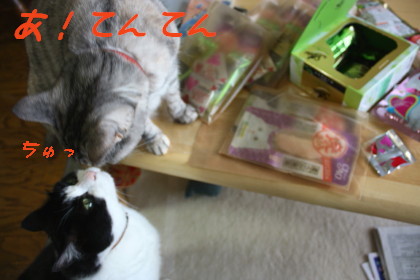 思わずチュッ